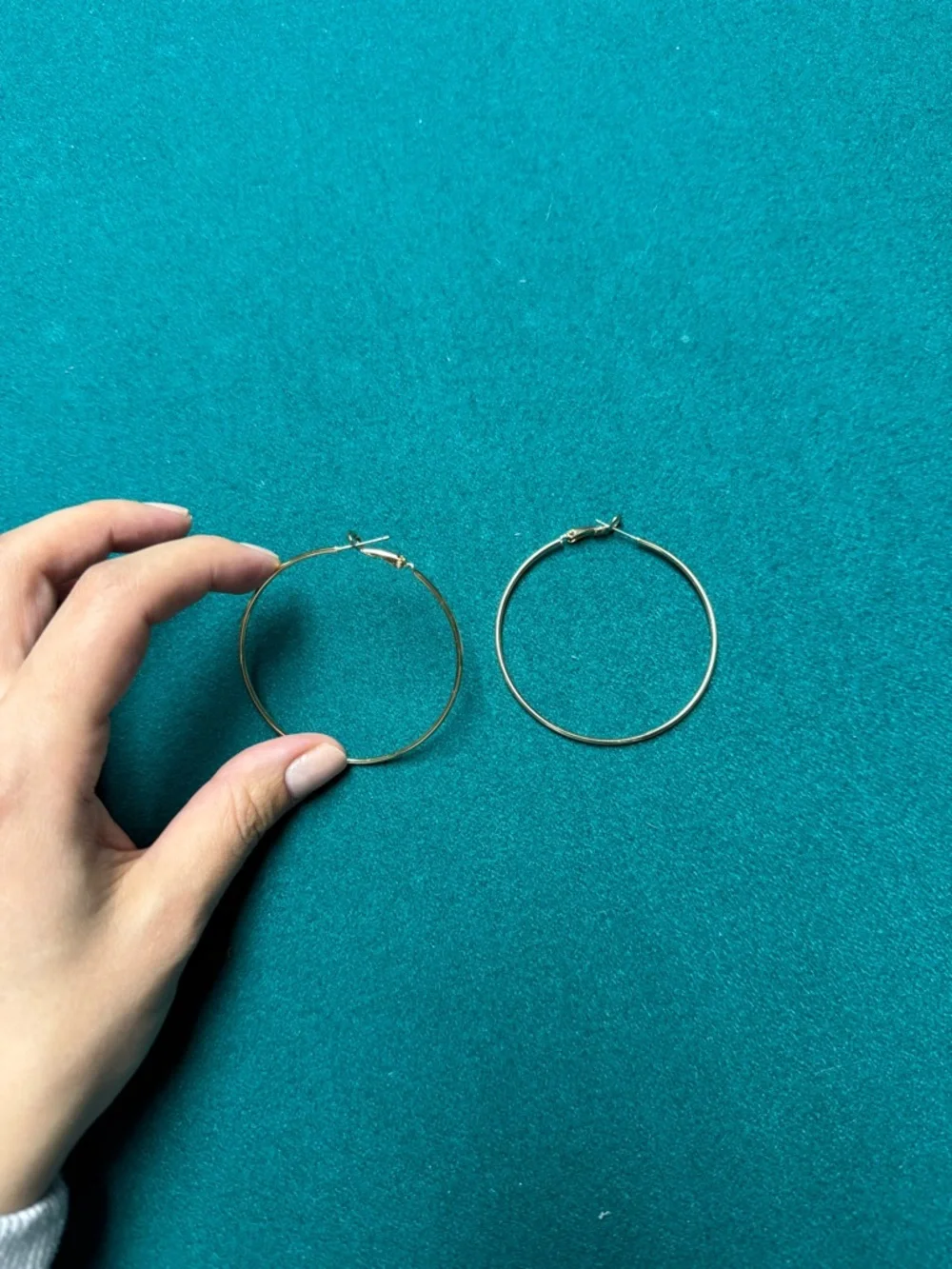 Nordstrom Basic 50mm Hoop Earrings - Picture 4 of 4